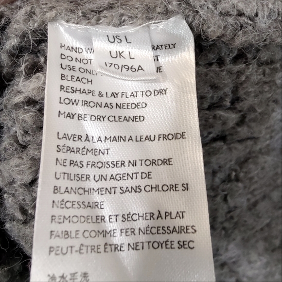 Urban Outfitters Gemini Turtleneck Tunic Sweater in Grey - Picture 9 of 10